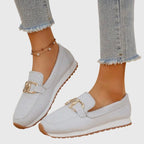 Women's Slip-On with Gum Sole Trainer Loafers - Breathable Mesh Sleek - Nalani - Fashion Clothing and Decor
