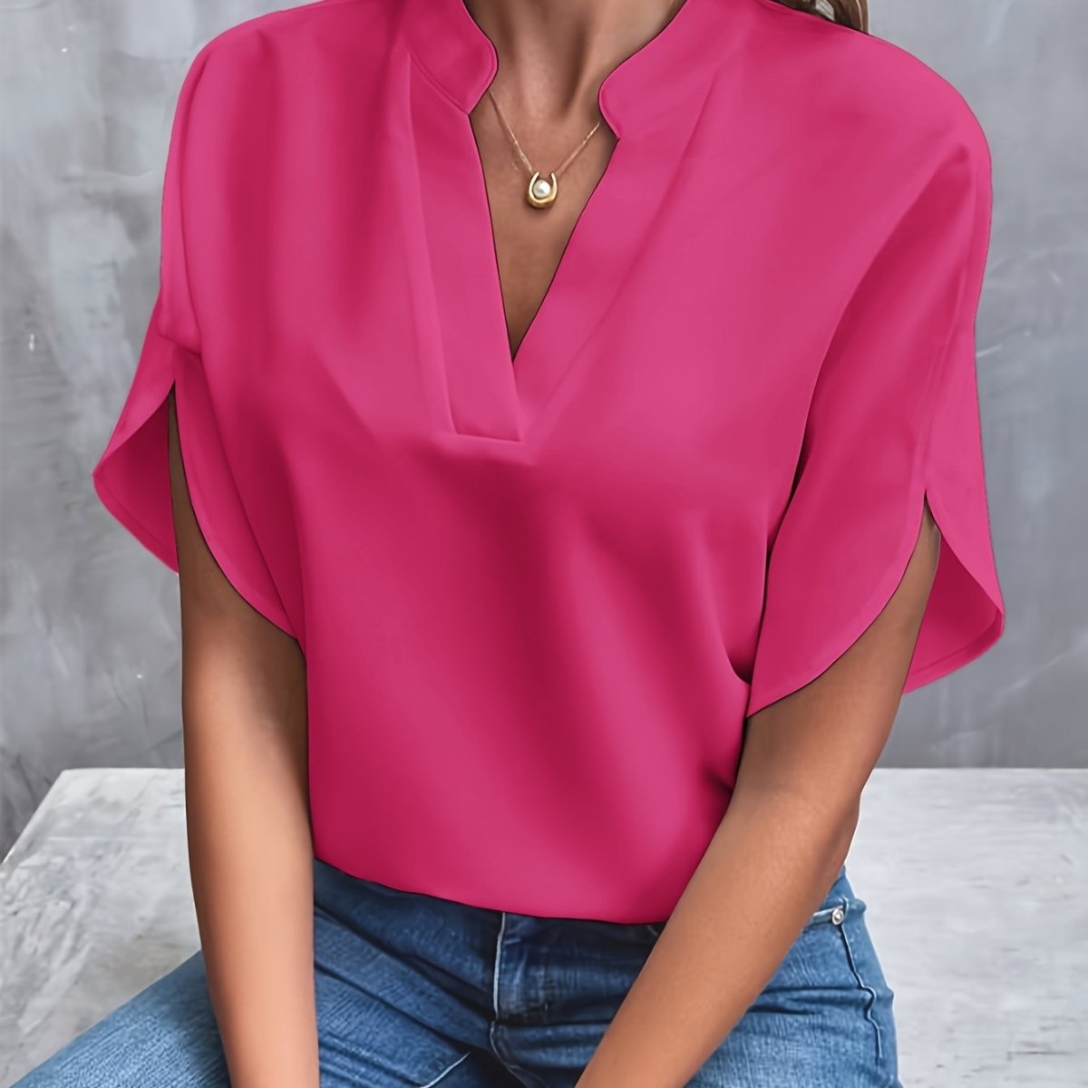 Women’s Summer Blouse – Lightweight, Breathable Top - Nalani - Fashion Clothing and Decor