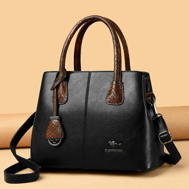Womens Vegan Leather Bag Elegant Tote For Everyday Use - Nalani - UK Fashion Clothing and Decor