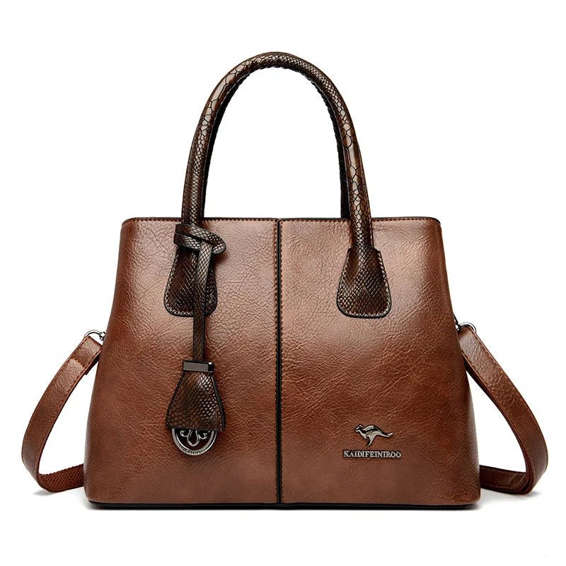 Womens Vegan Leather Bag Elegant Tote For Everyday Use - Nalani - UK Fashion Clothing and Decor