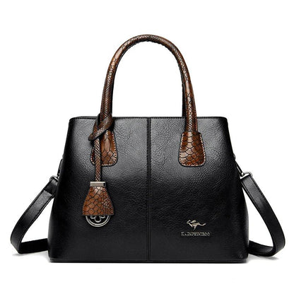 Womens Vegan Leather Bag Elegant Tote For Everyday Use - Nalani - UK Fashion Clothing and Decor