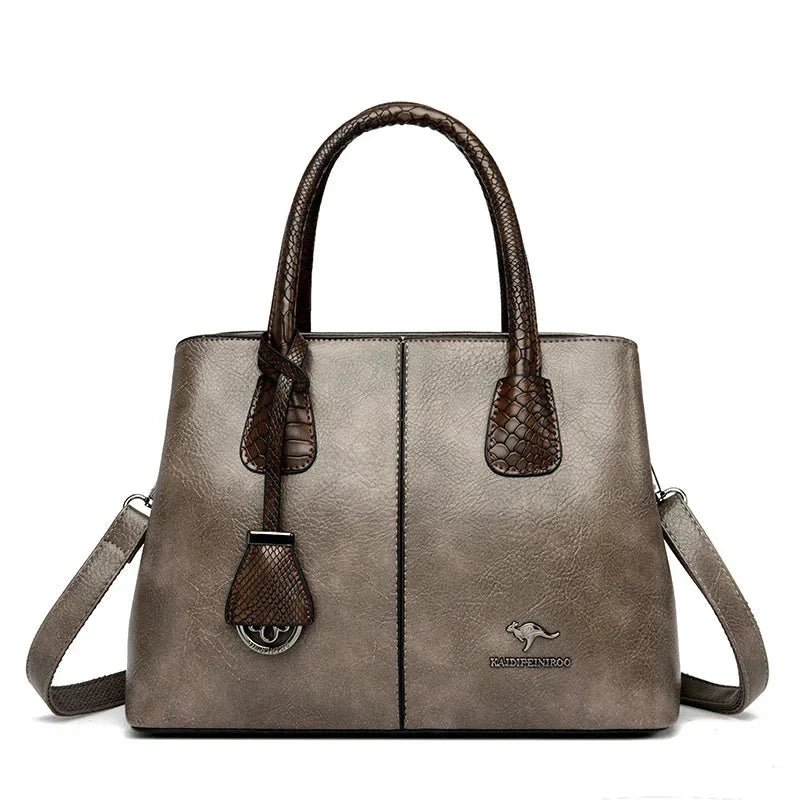Womens Vegan Leather Bag Elegant Tote For Everyday Use - Nalani - UK Fashion Clothing and Decor