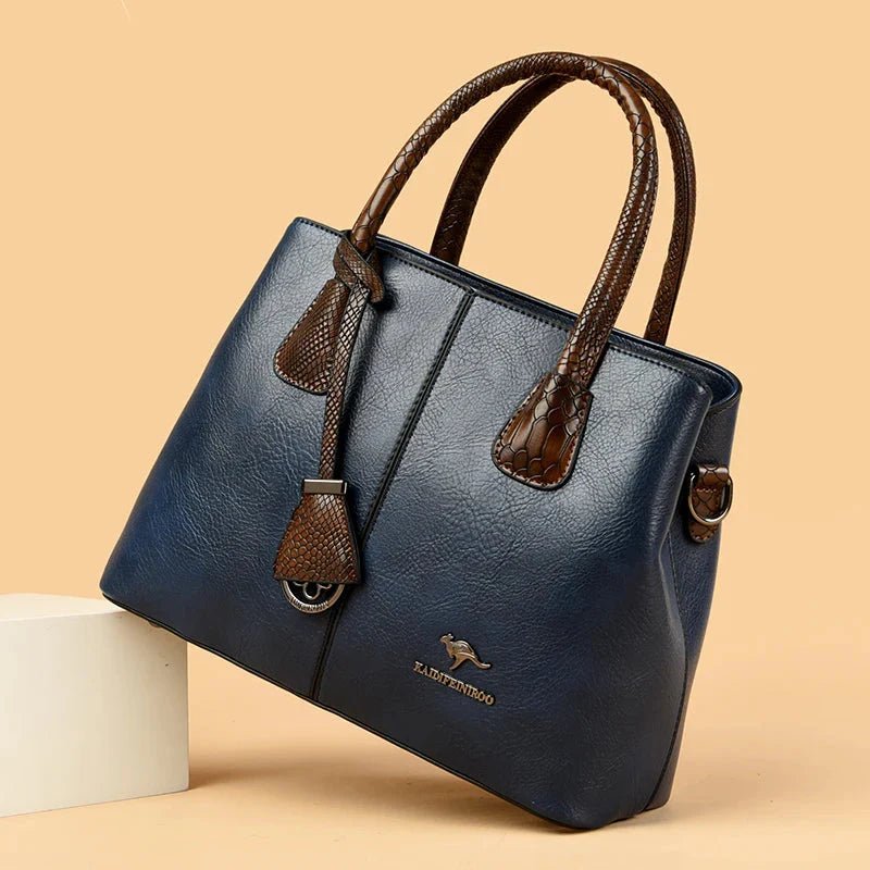 Womens Vegan Leather Bag Elegant Tote For Everyday Use - Nalani - UK Fashion Clothing and Decor