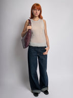 Women’s Vegan Leather Hobo Handbag - Large Shoulder Bag with Zip Pockets - Nalani - Fashion Clothing and Decor