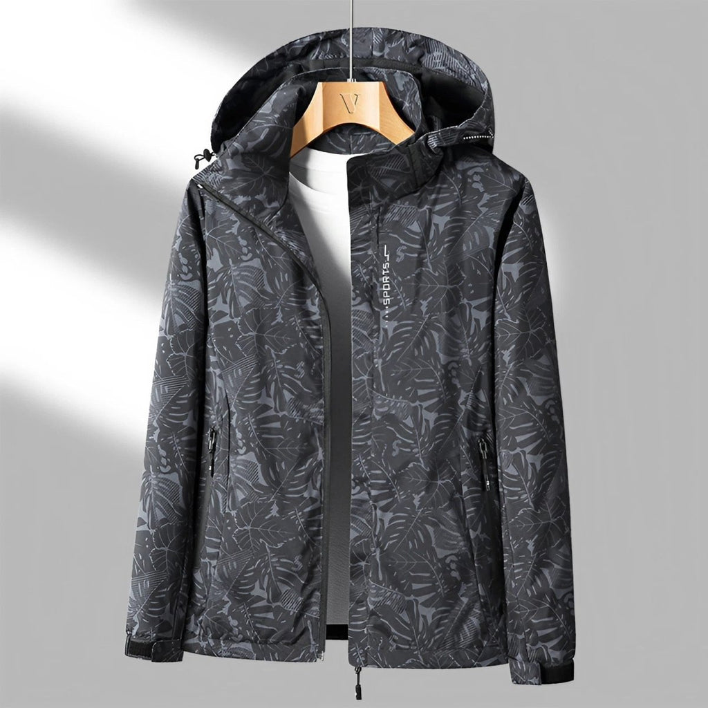 Women’s Waterproof Jacket – Lightweight Wind - Resistant – Adjustable Hood – Zip Pockets - Nalani - UK Fashion Clothing and Decor
