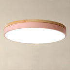 Wooden Round Shape Flush Ceiling Lights For Living Room - Nalani - UK and AUS Fashion Clothing and Decor