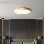 Wooden Round Shape Flush Ceiling Lights For Living Room - Nalani - UK and AUS Fashion Clothing and Decor