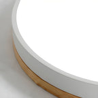 Wooden Round Shape Flush Ceiling Lights For Living Room - Nalani - UK and AUS Fashion Clothing and Decor