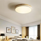 Wooden Round Shape Flush Ceiling Lights For Living Room - Nalani - UK and AUS Fashion Clothing and Decor