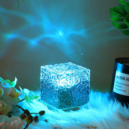 Aurora Borealis Cube Lamp with Prism Light Display for Home Decor NALANI