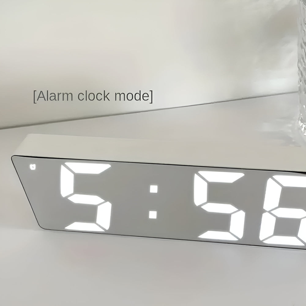 Chronel | Digital LED Mirror Alarm Clock – Sleek, Modern & Versatile NALANI