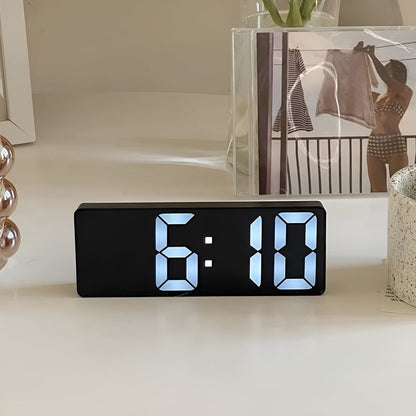 Chronel | Digital LED Mirror Alarm Clock – Sleek, Modern & Versatile NALANI