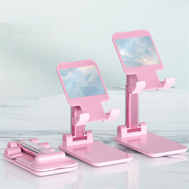 Foldable Adjustable Phone Stand With Charging Port Portable Pink NALANI
