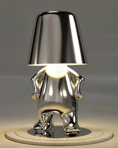 Golden USB rechargeable table lamp with dimmer function 1800mAh NALANI