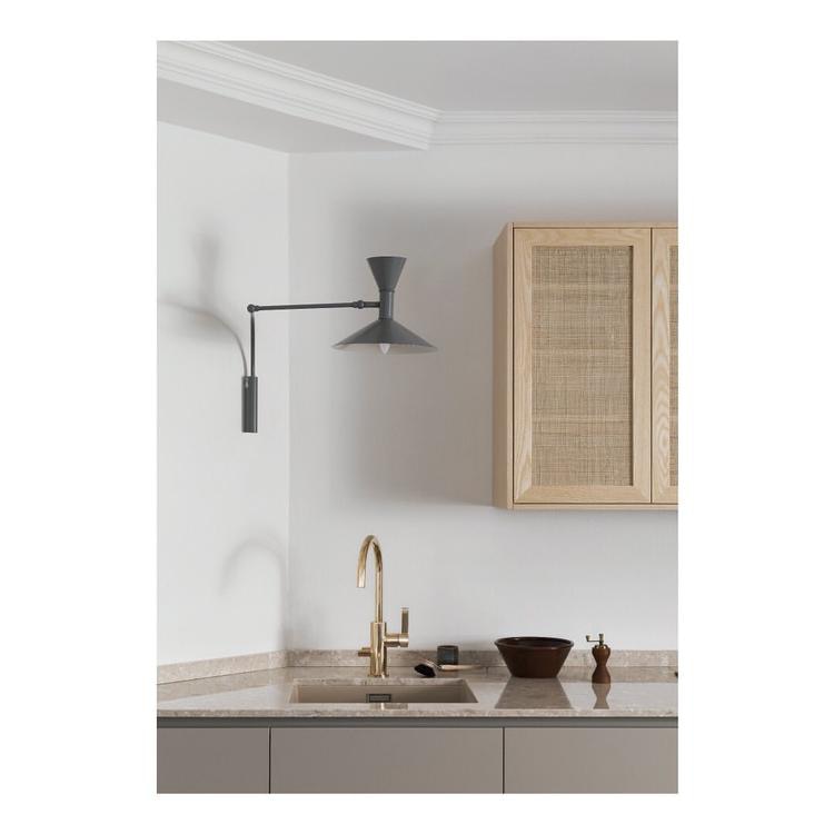Indoor Swing Arm Wall Lamp For Bedroom And Living Room NALANI