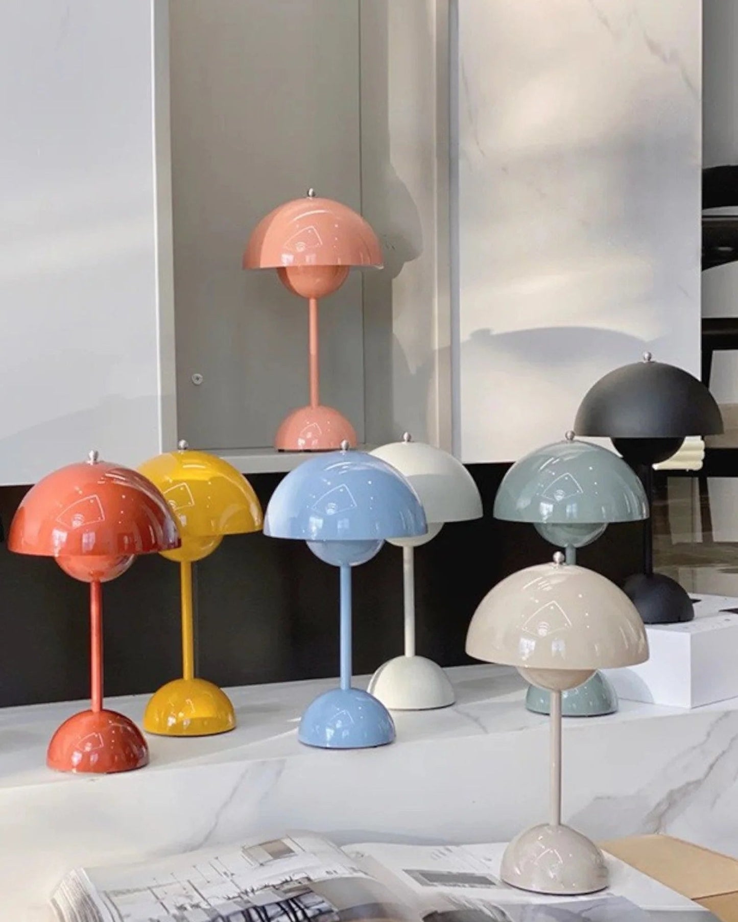 Lioris | LED table lamp - Scandinavian style - Dimmable, metal, 6-10 W NALANI