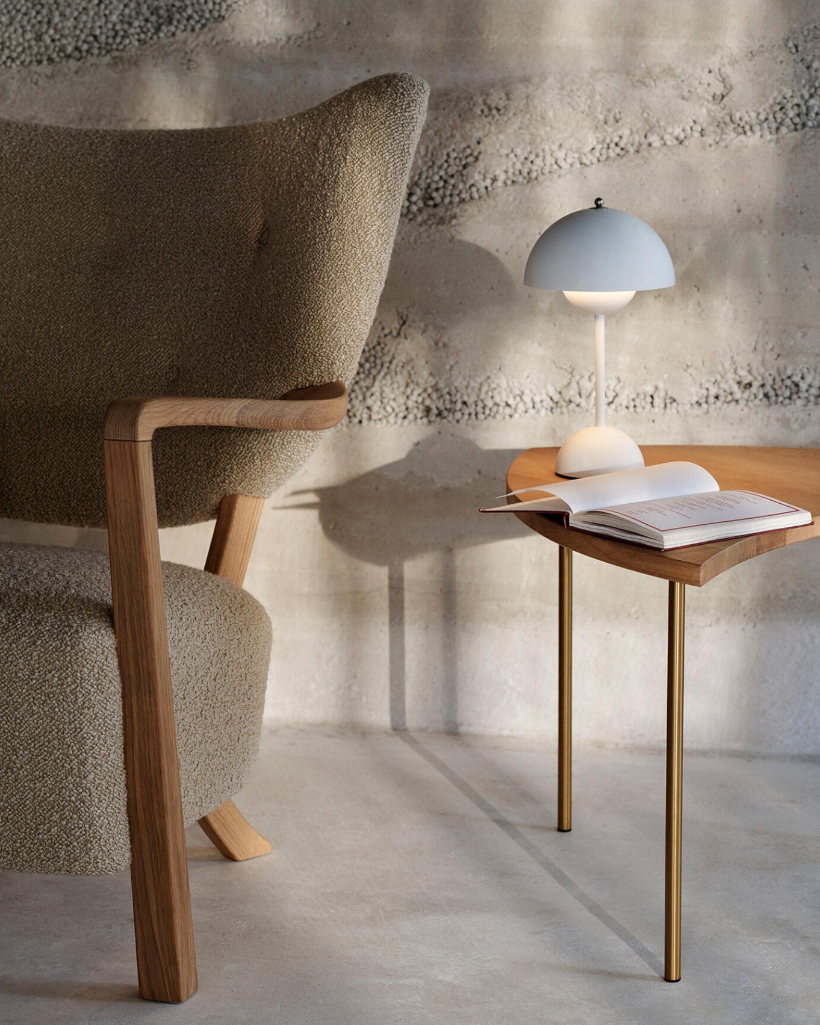 Lioris | LED table lamp - Scandinavian style - Dimmable, metal, 6-10 W NALANI