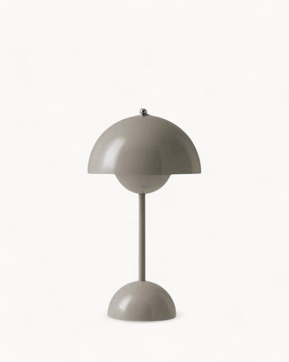 Lioris | LED table lamp - Scandinavian style - Dimmable, metal, 6-10 W Gray NALANI