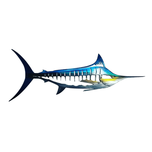 Metal Shark Wall Art Decor Ocean Themed Elegant Sculpture NALANI