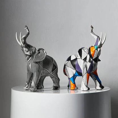 Modern Elephant Art Nordic Decor for Elegant Home Interiors NALANI