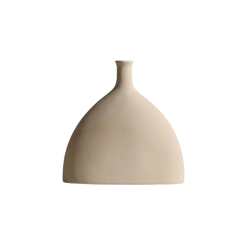 Modern Minimalist Ceramic Vases and Candle Holders for Stylish Decor Deep vase NALANI
