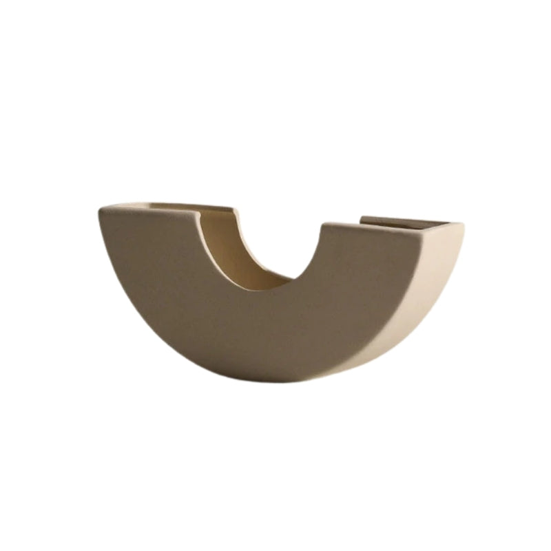 Modern Minimalist Ceramic Vases and Candle Holders for Stylish Decor The Arch NALANI
