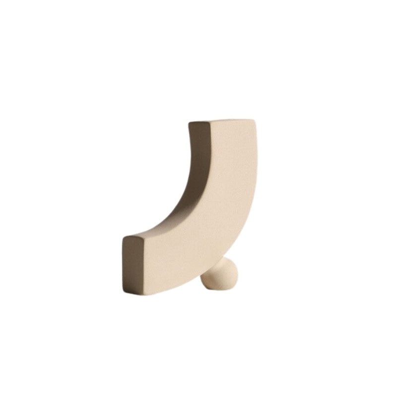 Modern Minimalist Ceramic Vases and Candle Holders for Stylish Decor Angular arch NALANI