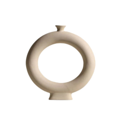Modern Minimalist Ceramic Vases and Candle Holders for Stylish Decor The center NALANI