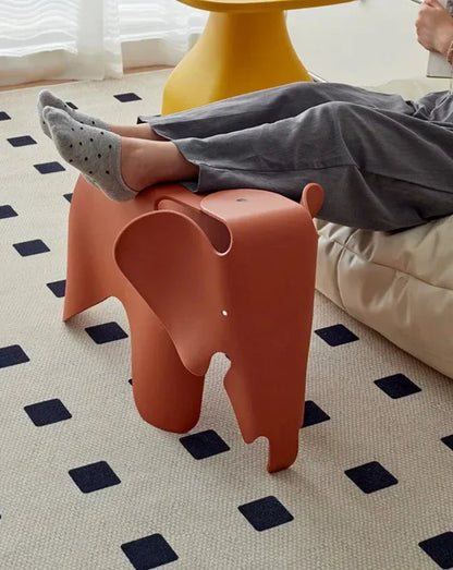 Modern Origami Elephant Stool Ottoman for Stylish Home Decor NALANI