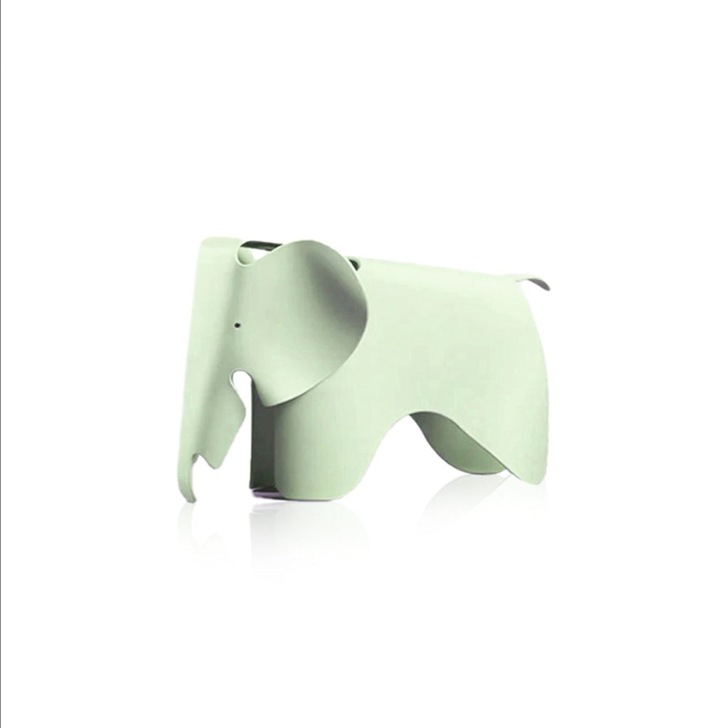 Modern Origami Elephant Stool Ottoman for Stylish Home Decor Light green NALANI