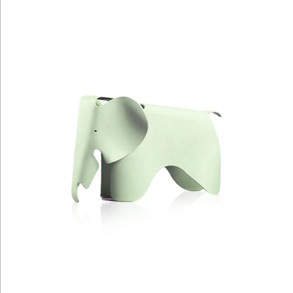 Modern Origami Elephant Stool Ottoman for Stylish Home Decor Light green NALANI