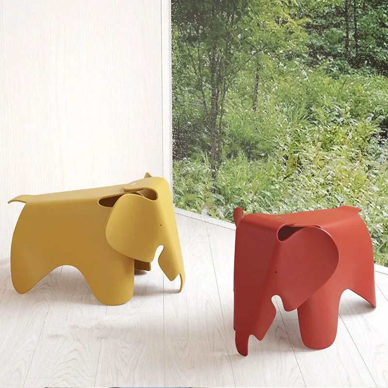 Modern Origami Elephant Stool Ottoman for Stylish Home Decor NALANI