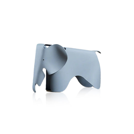 Modern Origami Elephant Stool Ottoman for Stylish Home Decor Blue NALANI