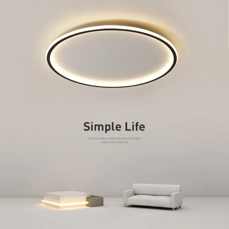 Modern Scandinavian LED Ceiling Light Dimmable for Home Decor NaLani