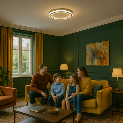 Modern Scandinavian LED Ceiling Light Dimmable for Home Decor NaLani