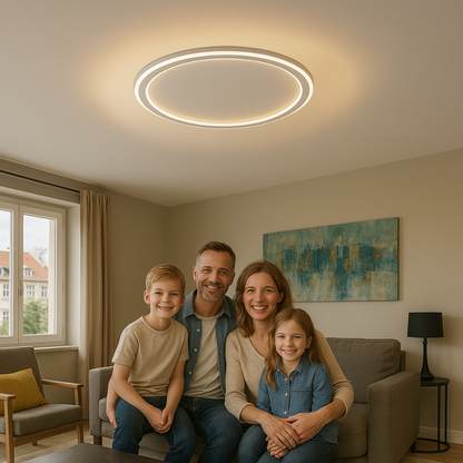 Modern Scandinavian LED Ceiling Light Dimmable for Home Decor NaLani