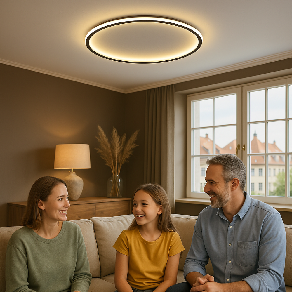 Modern Scandinavian LED Ceiling Light Dimmable for Home Decor NaLani