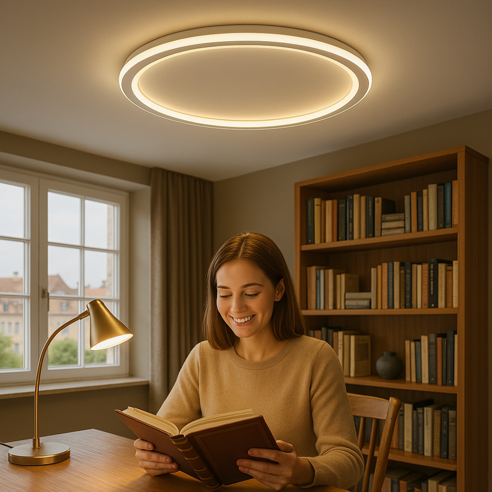Modern Scandinavian LED Ceiling Light Dimmable for Home Decor NaLani