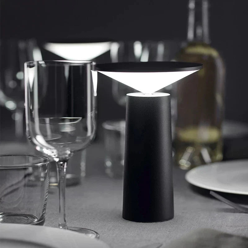 Navetti | LED Table Lamp Dimmable 360° Rotatable 2000mAh Rechargeable Battery Modern Design NALANI