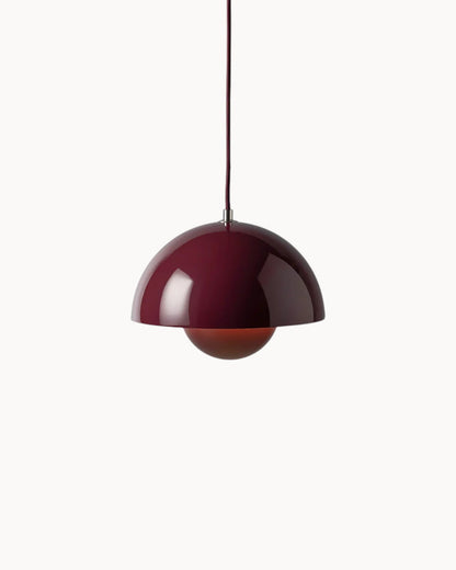Navetti | Loft lamp Ø23cm ceiling light 16W warm white with 2m cable Burgundy NALANI