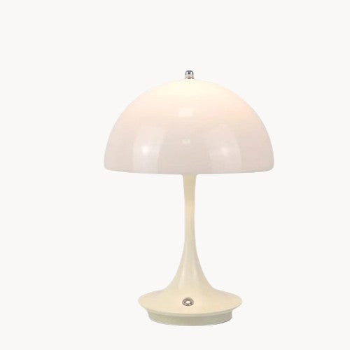 Navetti | Modern Mushroom Mimic LED Table Lamp, 2W, Touch Dimming 3000K-6000K White NALANI