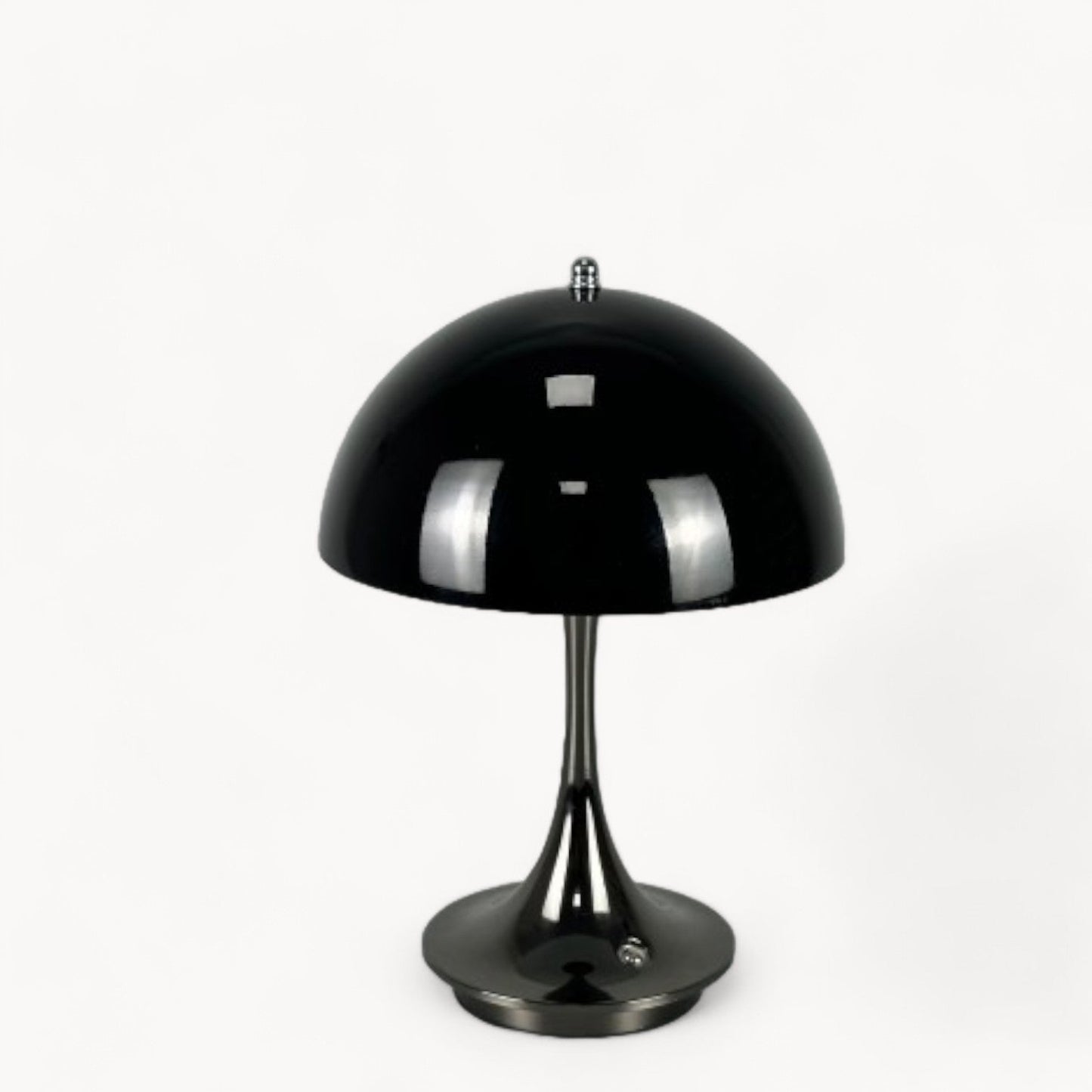 Navetti | Modern Mushroom Mimic LED Table Lamp, 2W, Touch Dimming 3000K-6000K Black NALANI