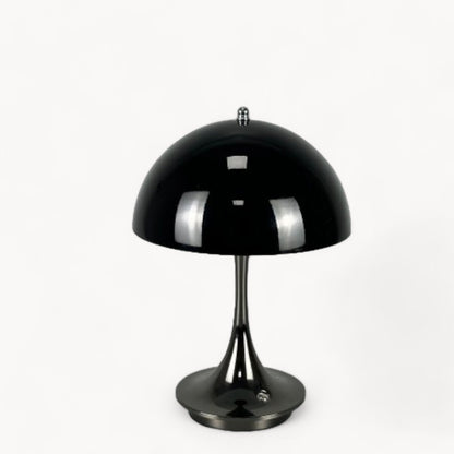 Navetti | Modern Mushroom Mimic LED Table Lamp, 2W, Touch Dimming 3000K-6000K Black NALANI
