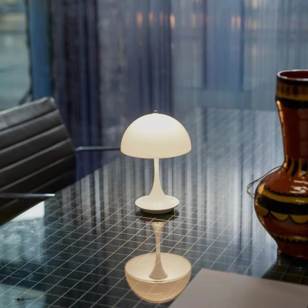 Navetti | Modern Mushroom Mimic LED Table Lamp, 2W, Touch Dimming 3000K-6000K NALANI