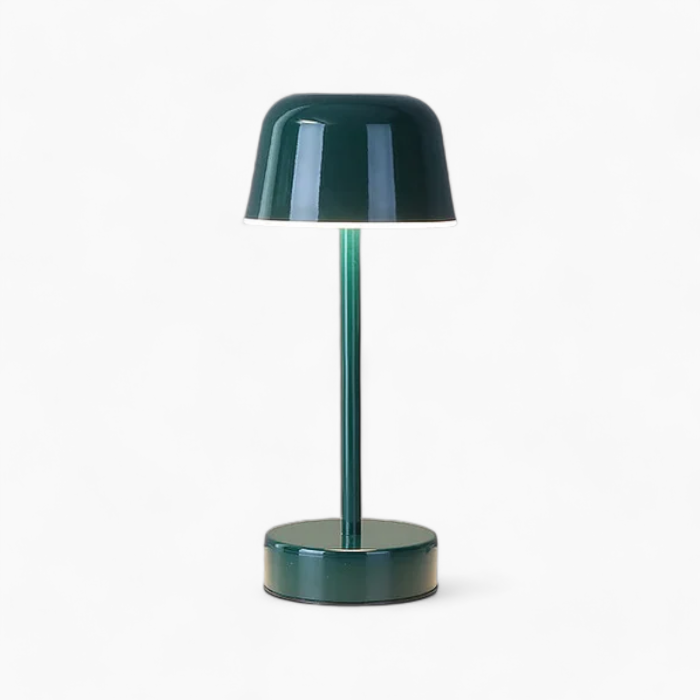 Navetti | Portable Cordless Rechargeable Iron Table Lamp - Dimmable Light Green NALANI