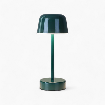 Navetti | Portable Cordless Rechargeable Iron Table Lamp - Dimmable Light Green NALANI