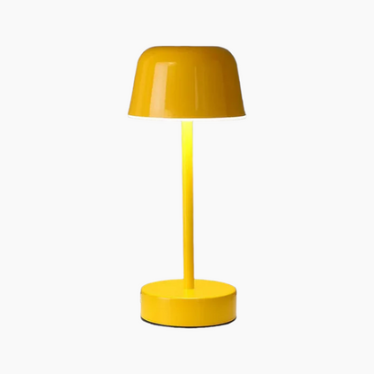 Navetti | Portable Cordless Rechargeable Iron Table Lamp - Dimmable Light Yellow NALANI
