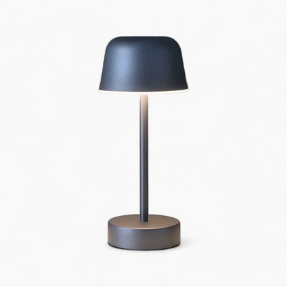 Navetti | Portable Cordless Rechargeable Iron Table Lamp - Dimmable Light dark gray NALANI