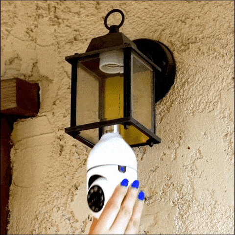Smart Lightbulb Security Camera For Home Surveillance HD White 3 PCS NALANI