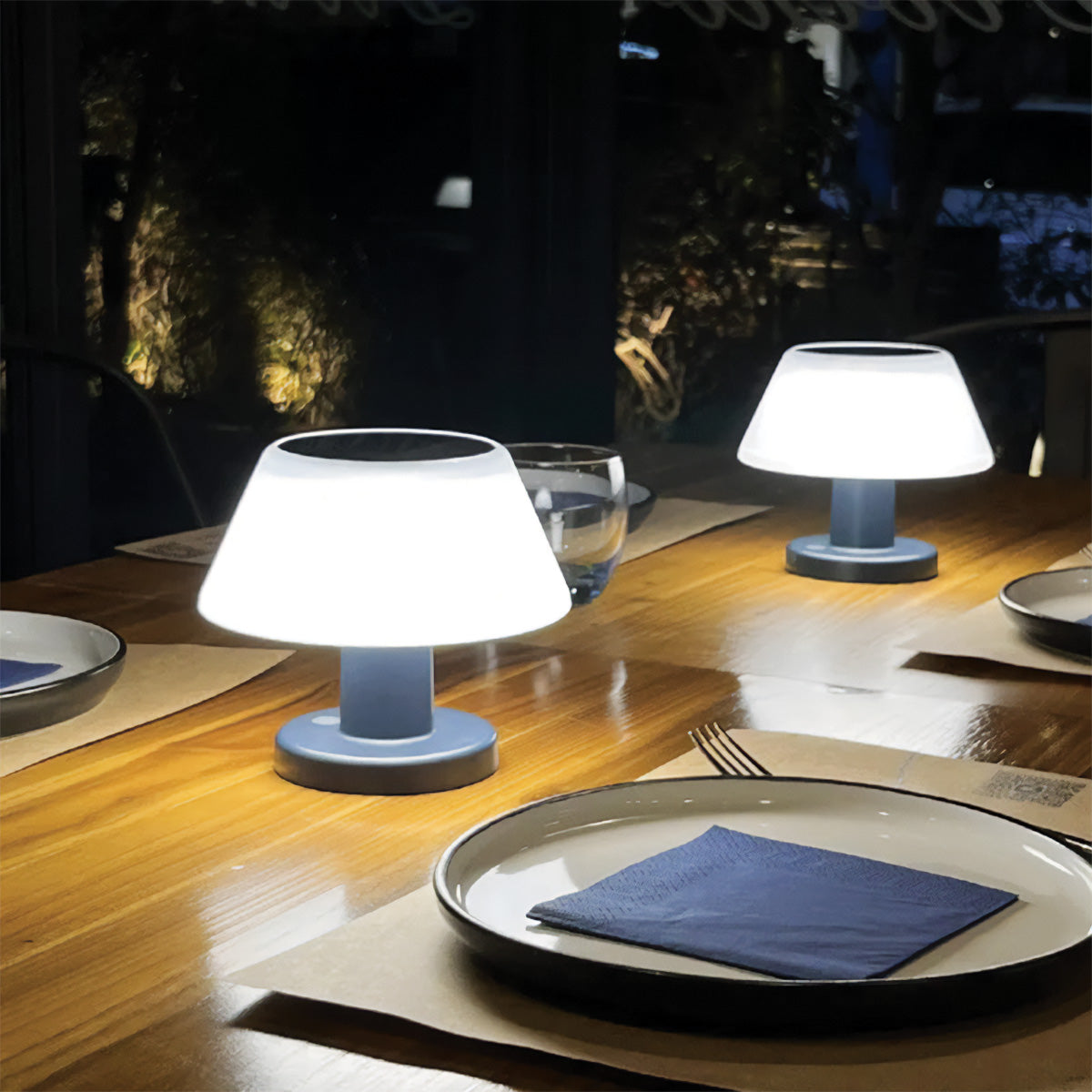 Solar table lamp LED solar-powered IP65 20 lumen 4 levels NALANI